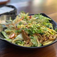 Fantastic udon with seitan at Chay Umi in Berlin