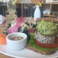 Beautiful plating at Living Kitchen in Raleigh