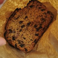 Banana bread at Bali Bowls in Biarritz