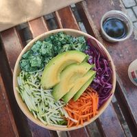 Poke Bowl at Bali Bowls in Biarritz