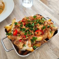 Poutine at The Cornish Vegan in Truro