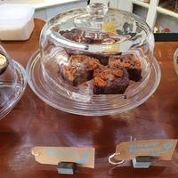 Brownies at The Cornish Vegan in Truro