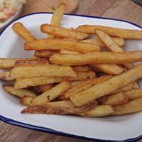 Fries at The Cornish Vegan in Truro