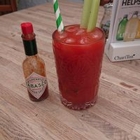 Bloody mary at The Cornish Vegan in Truro
