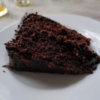 Black Forest gateau 😋 at The Cornish Vegan in Truro