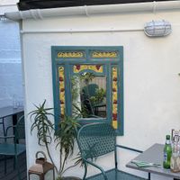 Outside area at The Cornish Vegan in Truro