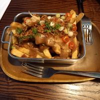 Loaded fries at The Cornish Vegan in Truro