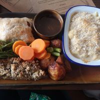 The regular size main minus the balsamic sprouts at The Cornish Vegan in Truro