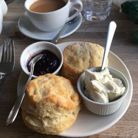Vegan cream tea at The Cornish Vegan in Truro