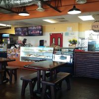 Inside the restaurant at El Palote Panaderia in Dallas