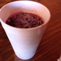 Hibiscus drink at El Palote Panaderia in Dallas