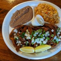 Birria Taco Plate at El Palote Panaderia in Dallas