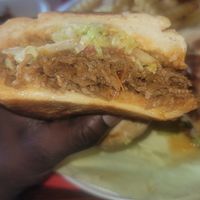 Torta is a must try!!!! at El Palote Panaderia in Dallas