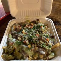 Loaded fries   at El Palote Panaderia in Dallas