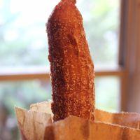 Churro at El Palote Panaderia in Dallas