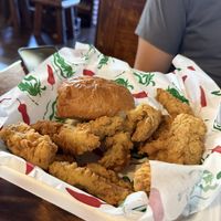 “Chicken” fingers  at El Palote Panaderia in Dallas