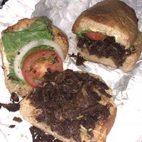 Torta w/ Chicharrón Crispy after i dropped it   at El Palote Panaderia in Dallas