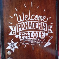 Door at El Palote Panaderia in Dallas