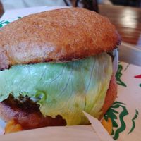 $11.00 Chicken Sandwich comes with fries at El Palote Panaderia in Dallas