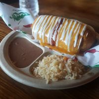 Chimichanga at El Palote Panaderia in Dallas