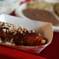 Enchilada at El Palote Panaderia in Dallas