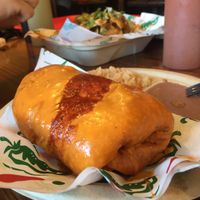 Chimichanga at El Palote Panaderia in Dallas
