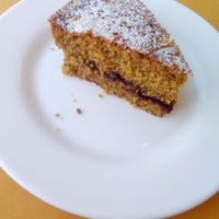 Torta di carote e mirtilli at Biosapori in Vicenza