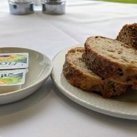 Bread & vegan margarine at The Sun Terrace in Morecambe