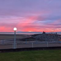 Morecambe Bay at The Sun Terrace in Morecambe