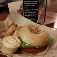 Maya Burger at Mango y Chile in Bacalar