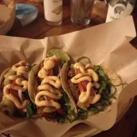 Tacos ahumados at Mango y Chile in Bacalar