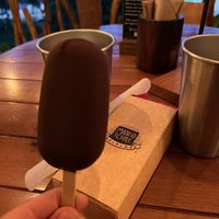 Vegan ice cream  at Mango y Chile in Bacalar