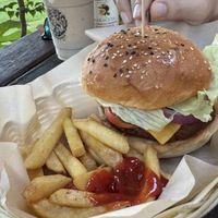 Burger ahumado  at Mango y Chile in Bacalar