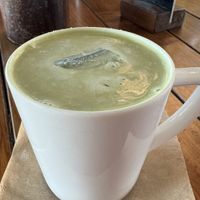 Ice matcha 🤪  at Mango y Chile in Bacalar