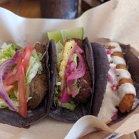 Tacos at Mango y Chile in Bacalar