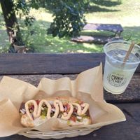 Hot dog  at Mango y Chile in Bacalar