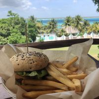 Original burger 🤩 at Mango y Chile in Bacalar