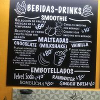 Drinks at Mango y Chile in Bacalar