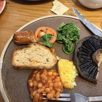 1/2 of the vegan breakfast   at Pier House Bistro in Beaumaris