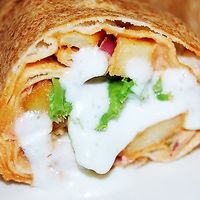 The best chawarma  at Loving Hut in Cotonou