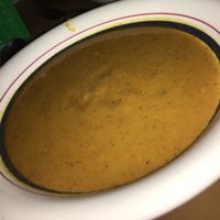 Root vegetable soup at Ilan the Caterer in Amirim
