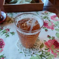 Grape cider at Flowerish in Nara