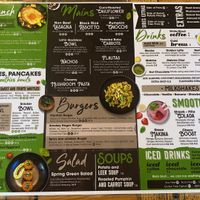 Menu as of Jan 2021 at Nagev in Evandale