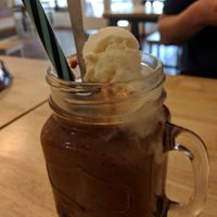 Iced chocolate at Nagev in Evandale