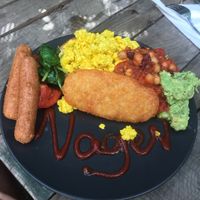 Big brekky  at Nagev in Evandale