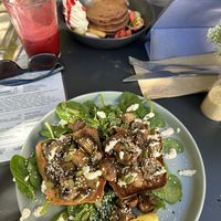 Mushroom toast   at Mr Black Juicery in Berwick
