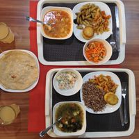 Lunch menu at Rada & K in Karagandy