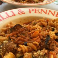Pasta dishes  at Ateliê 47 in Silves
