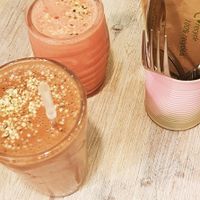 lovely smoothies at Paradise Plantbased in North West London