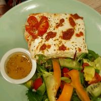 Raw lasagne (my fave) at Paradise Plantbased in North West London